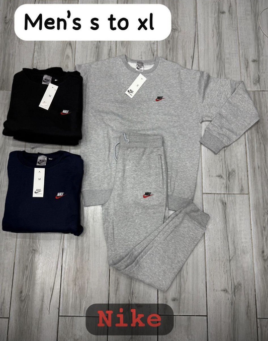 Nik red tick crew-neck